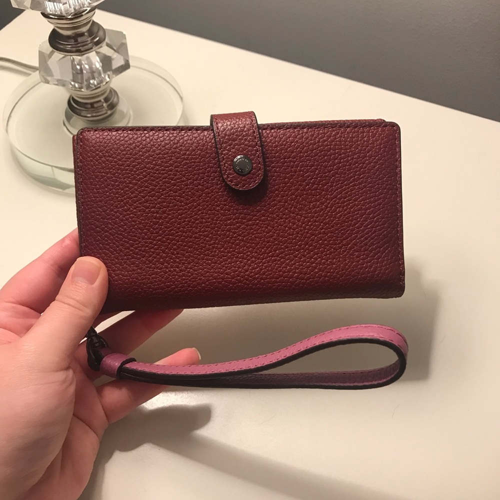 Wine Coach Wristlet